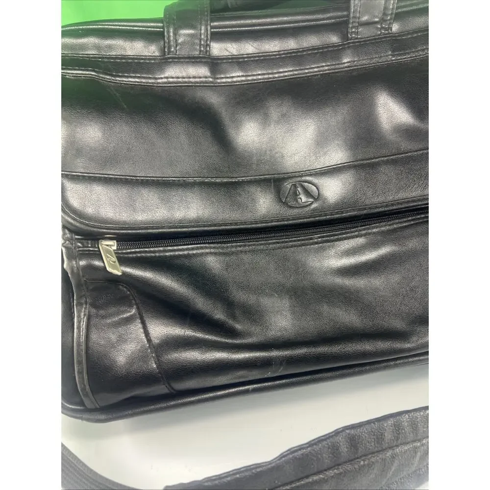 Avenues America: vintage harness leather laptop briefcase